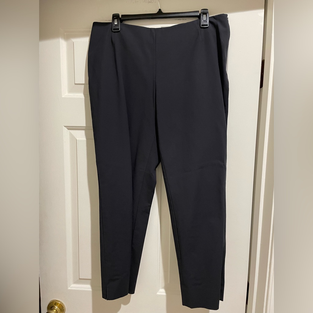 Lafayette 148 Stanton Side Zip Dress Pant Sz 12